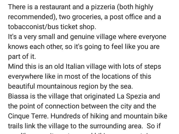 La Valle Degli Orti La Spezia Eksteriør bilde